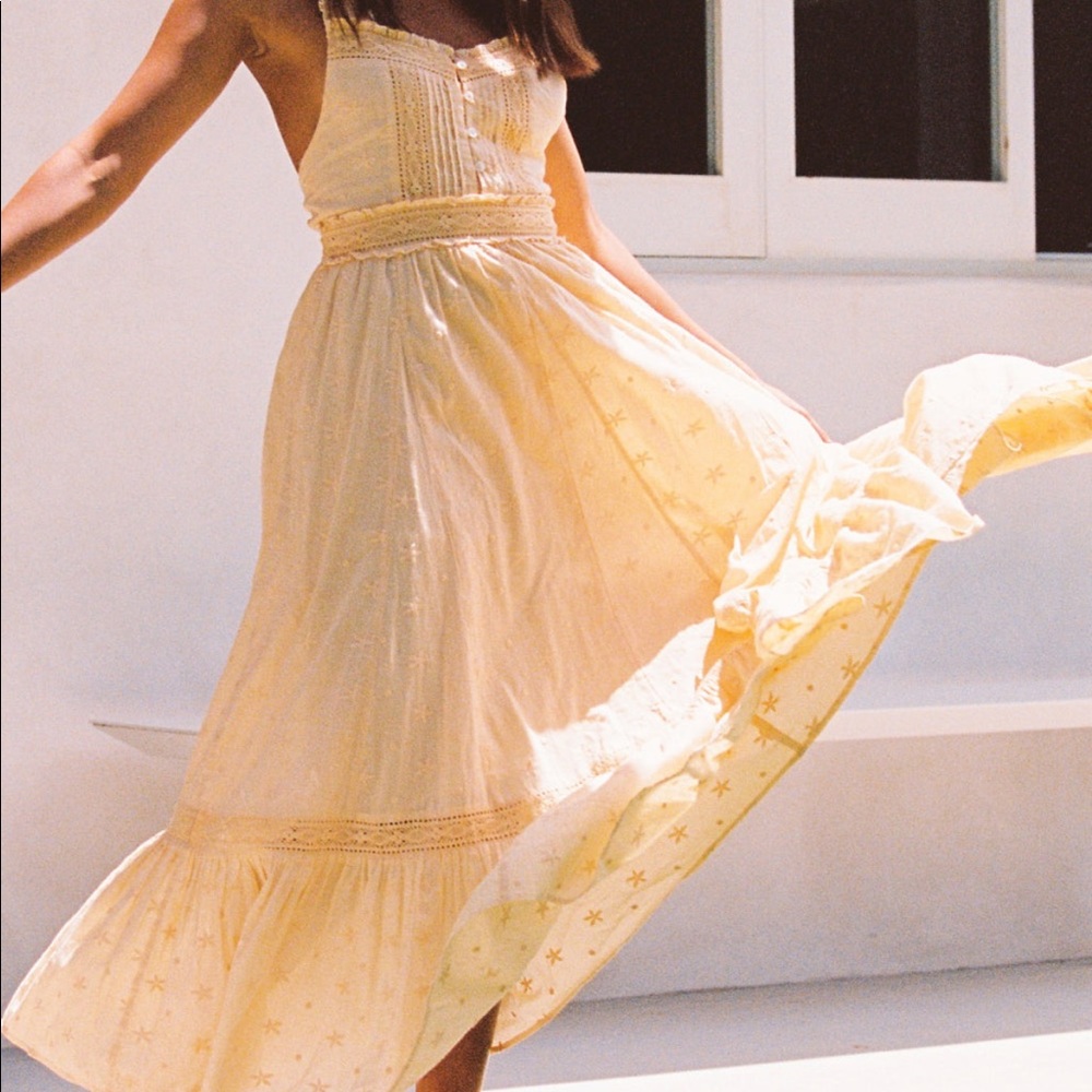 Arnhem Joan sundress in sunshine GOTS organic cotton - Picture 5 of 12